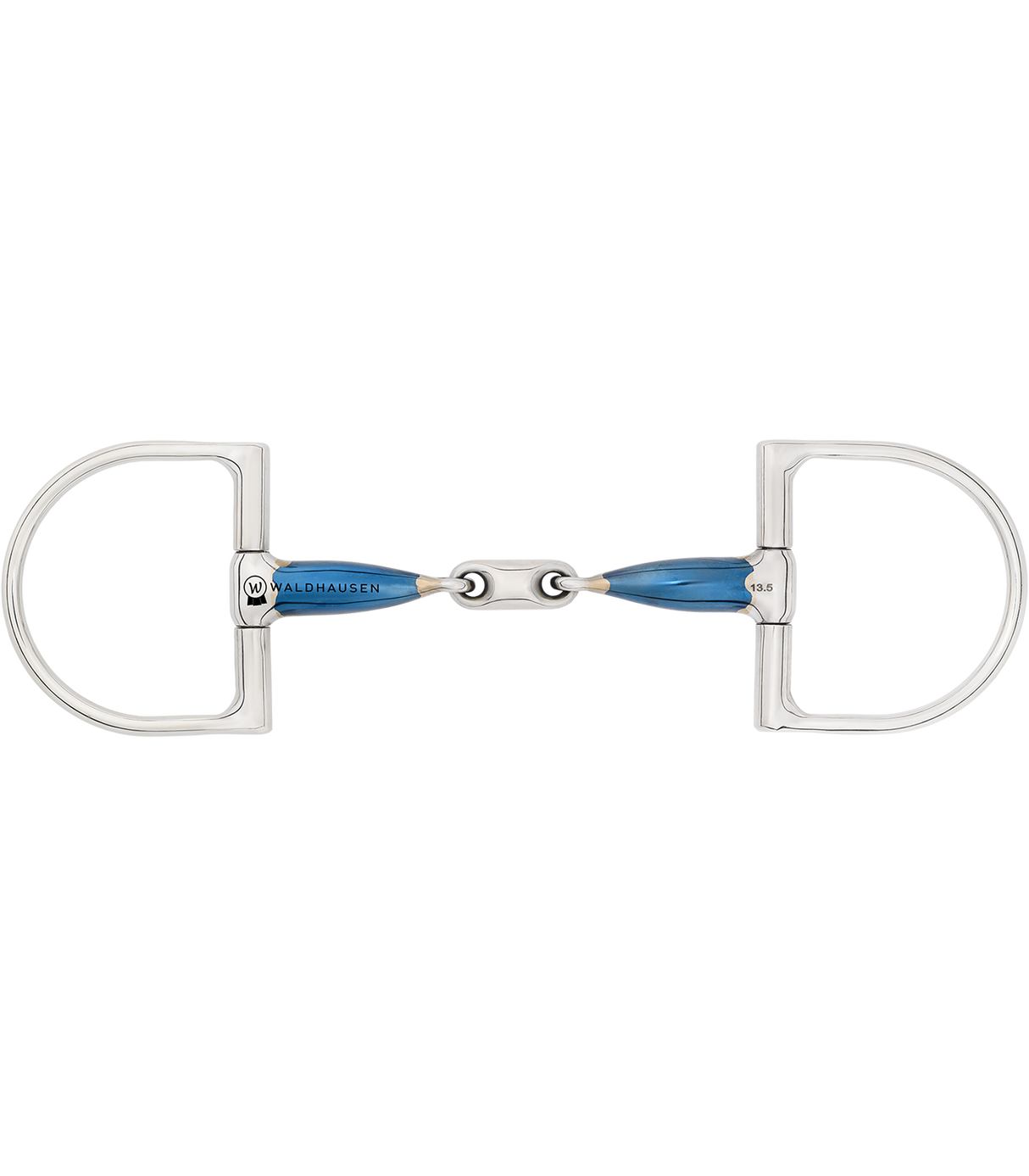 Waldhausen Double Jointed Sweet Iron D-Ring Bit