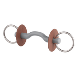Beris Hard Loose Ring Snaffle with Tongue Port Bar Bit