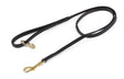Shires Digby & Fox Padded Leather Dog Lead #colour_black