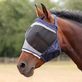Shires FlyGuard Pro Feinmaschige ohrlose Fliegenmaske
