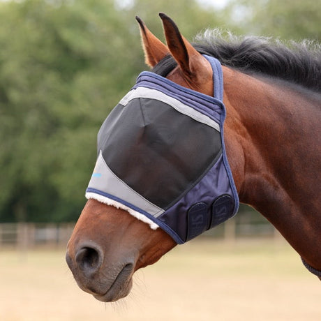 Masque anti-mouches sans oreilles Shires FlyGuard Pro en maille fine
