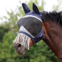 Masque anti-mouches Shires FlyGuard Pro en maille fine avec frange nasale