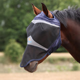 Shires FlyGuard Pro Fine Mesh Fly Mask With Ear Hole & Nose