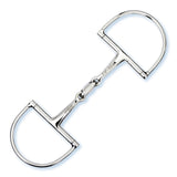 Stubben 2251 Easy Control Stainless Steel D-Ring Double Broken Bit