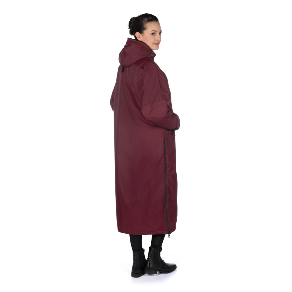 HKM Extra Long Riding Jacket -Julie- #colour_bordeaux