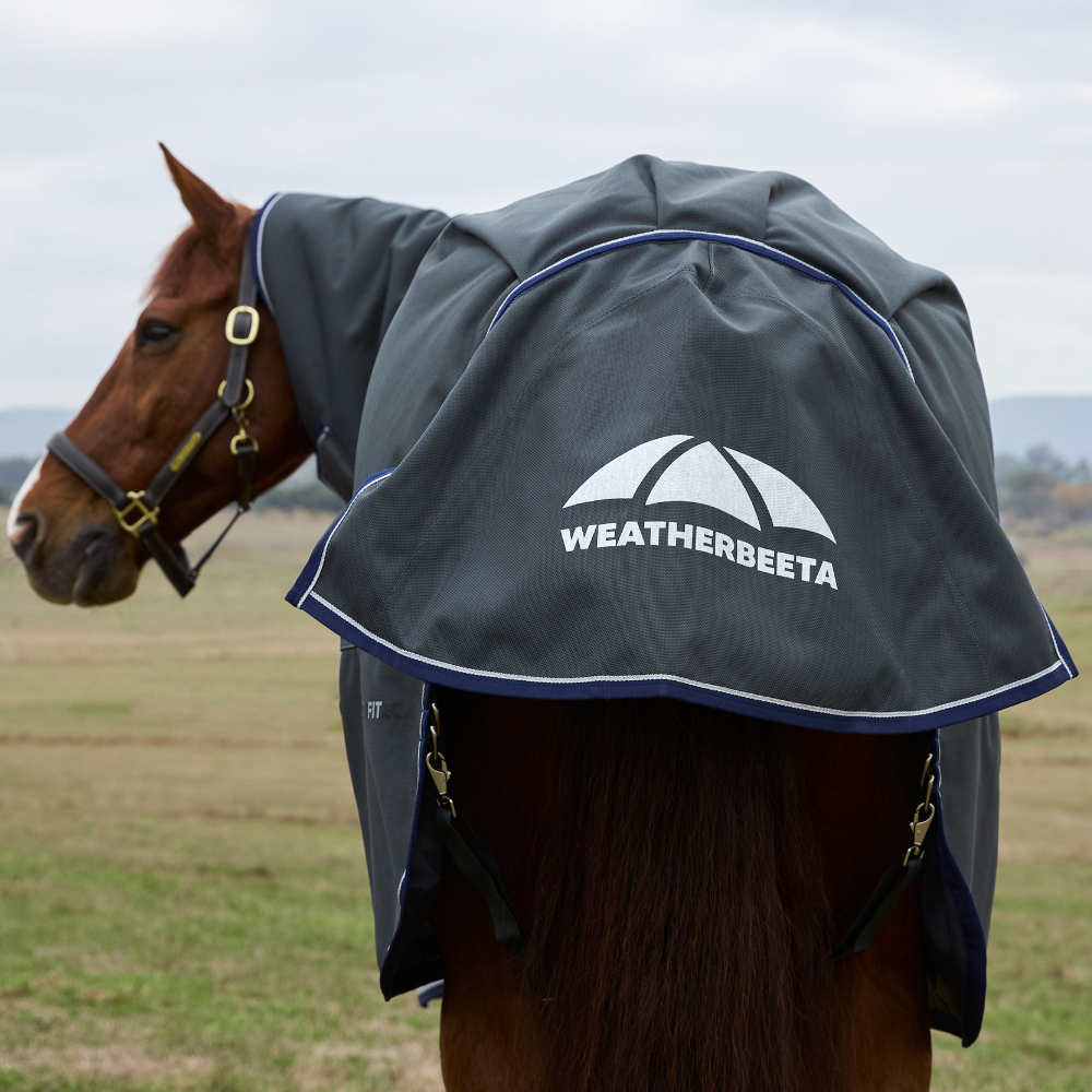 Weatherbeeta Comfitec Ultra 220G Detach-A-Neck Turnout #colour_charcoal