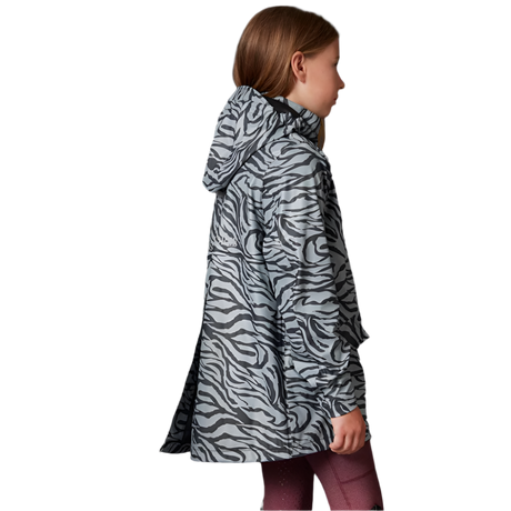 Mountain Horse Children's Drops Rain Coat #colour_black-grey