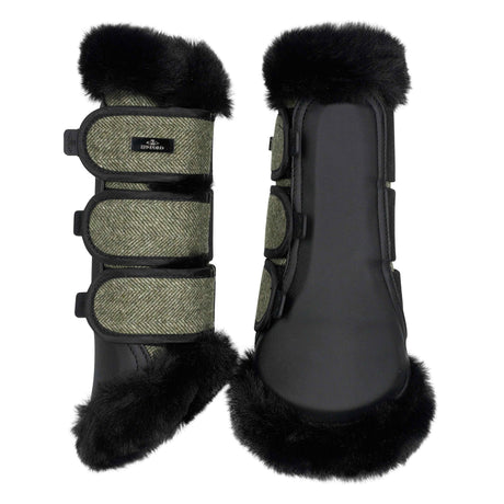 HV Polo Francis Dressage Boots #colour_dark-oil-green
