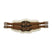 Stubben Equi-Soft® Short Saddle Girth with Cover - Tobacco #colour_lambskin-ecru-white