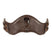 Shires Lusso Anatomical Leather Dressage Girth #colour_brown