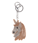 Waldhausen Unicorn Head Key Ring #colour_silver