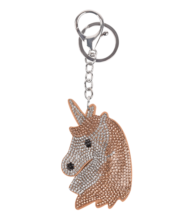 Waldhausen Unicorn Head Key Ring #colour_silver