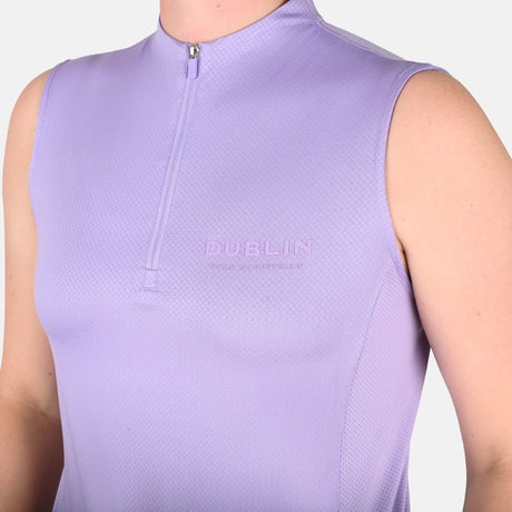 Dublin Ladies Sammy Sleeveless Riding Top #colour_mauve