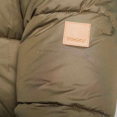 Toggi Elevation Padded Long Coat #colour_khaki
