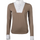 HKM Women's Long Sleeve Competition Shirt -Virginia- #colour_taupe