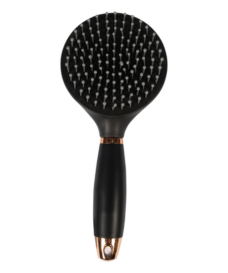 HKM Mane and Tail Brush -Gel- #colour_black-rose-gold