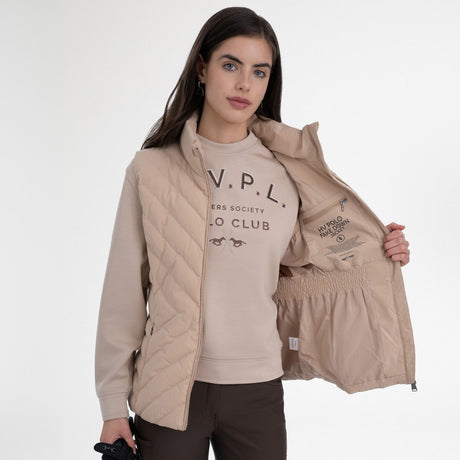 HV Polo Women's Montana Bodywarmer #colour_champagne