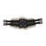 Stubben Equi-Soft® Short Saddle Girth with Cover - Black #colour_lambskin-beige-brown