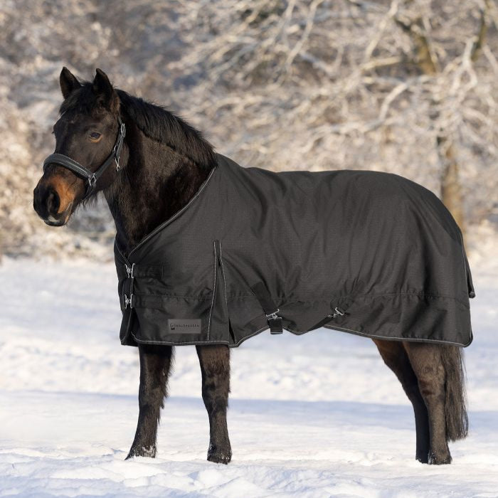 Waldhausen Nordic 200g Turnout Rug #colour_black