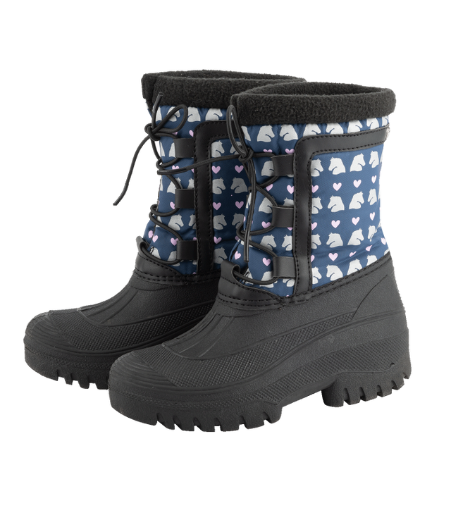 E.L.T Lucky Snowfall Children's Thermal Shoe #colour_night-blue