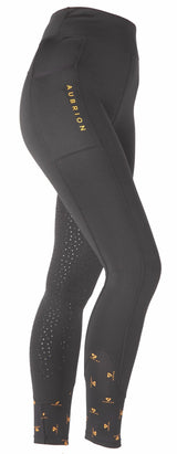 Shires Aubrion Porter Children's Winter Riding Tights