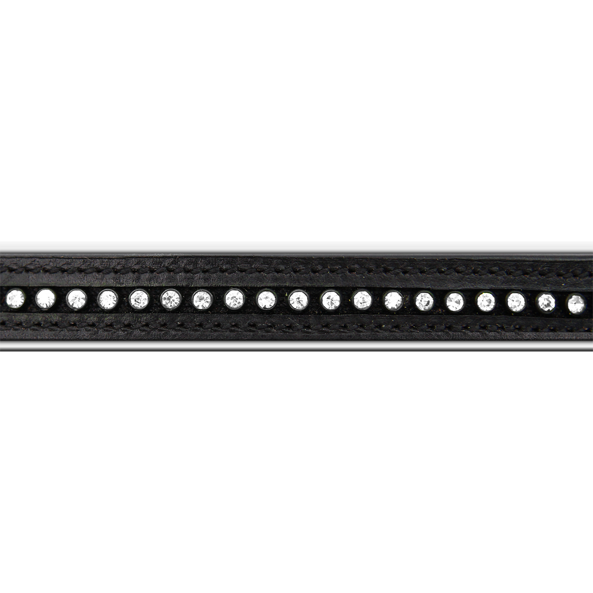 Waldhausen Star Diamond Bridle #colour_black-white
