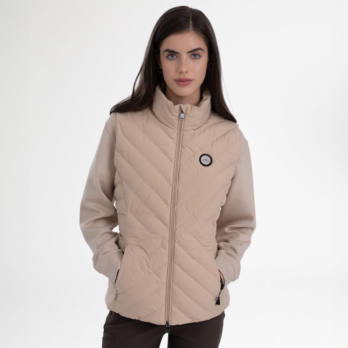 HV Polo Women's Montana Bodywarmer #colour_champagne