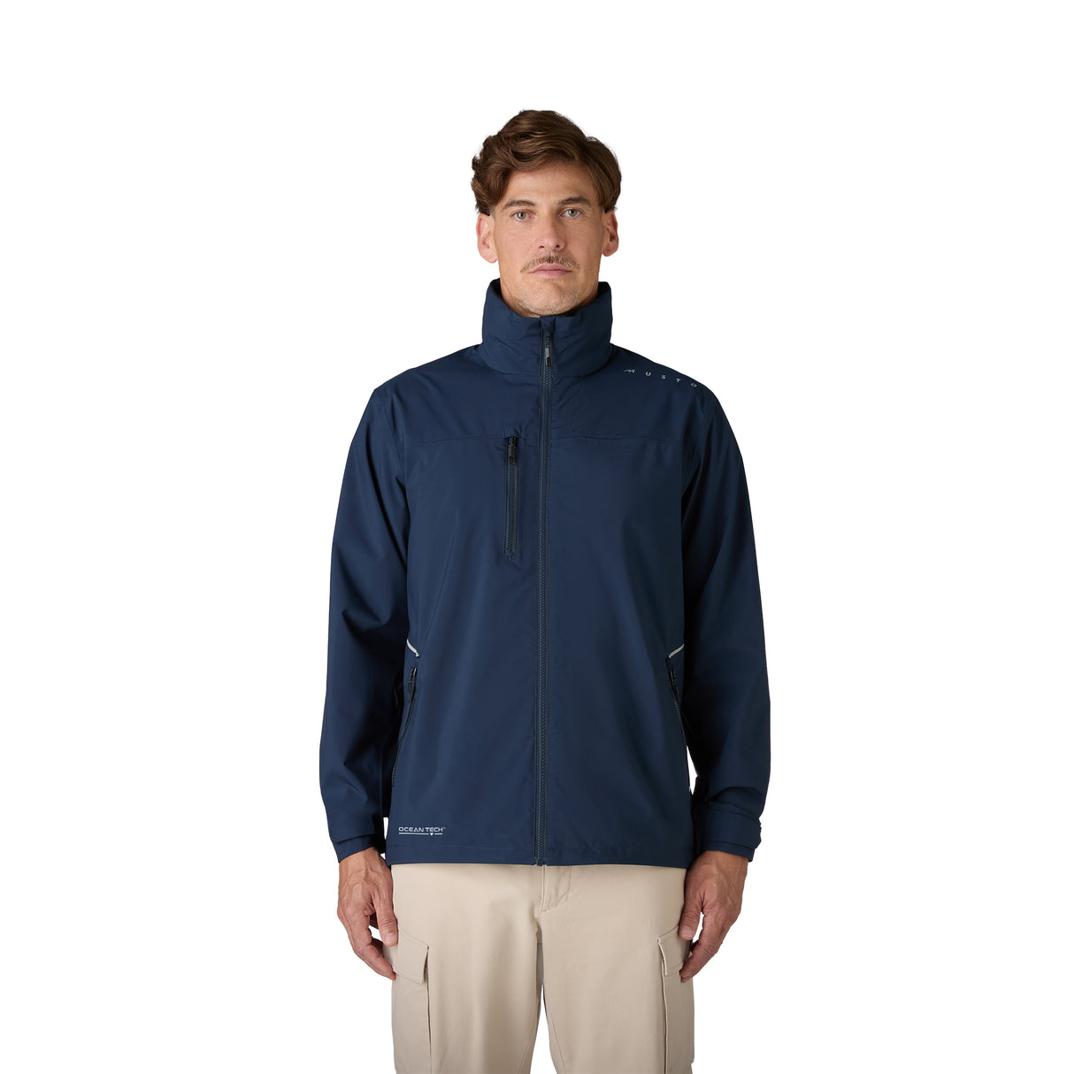 Musto Men's Evo Waterproof Crew Jacket #colour_navy