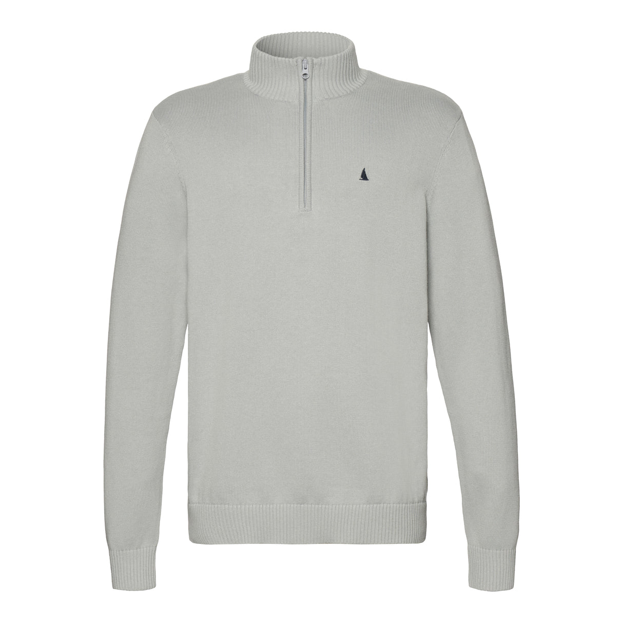 Musto Men's Original 1/4 Zip Neck Knit #colour_grey