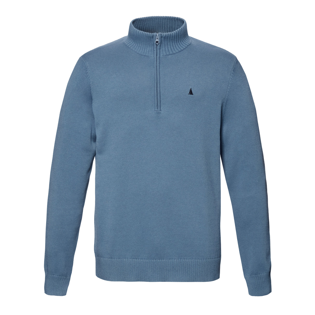 Musto Men's Original 1/4 Zip Neck Knit #colour_blue