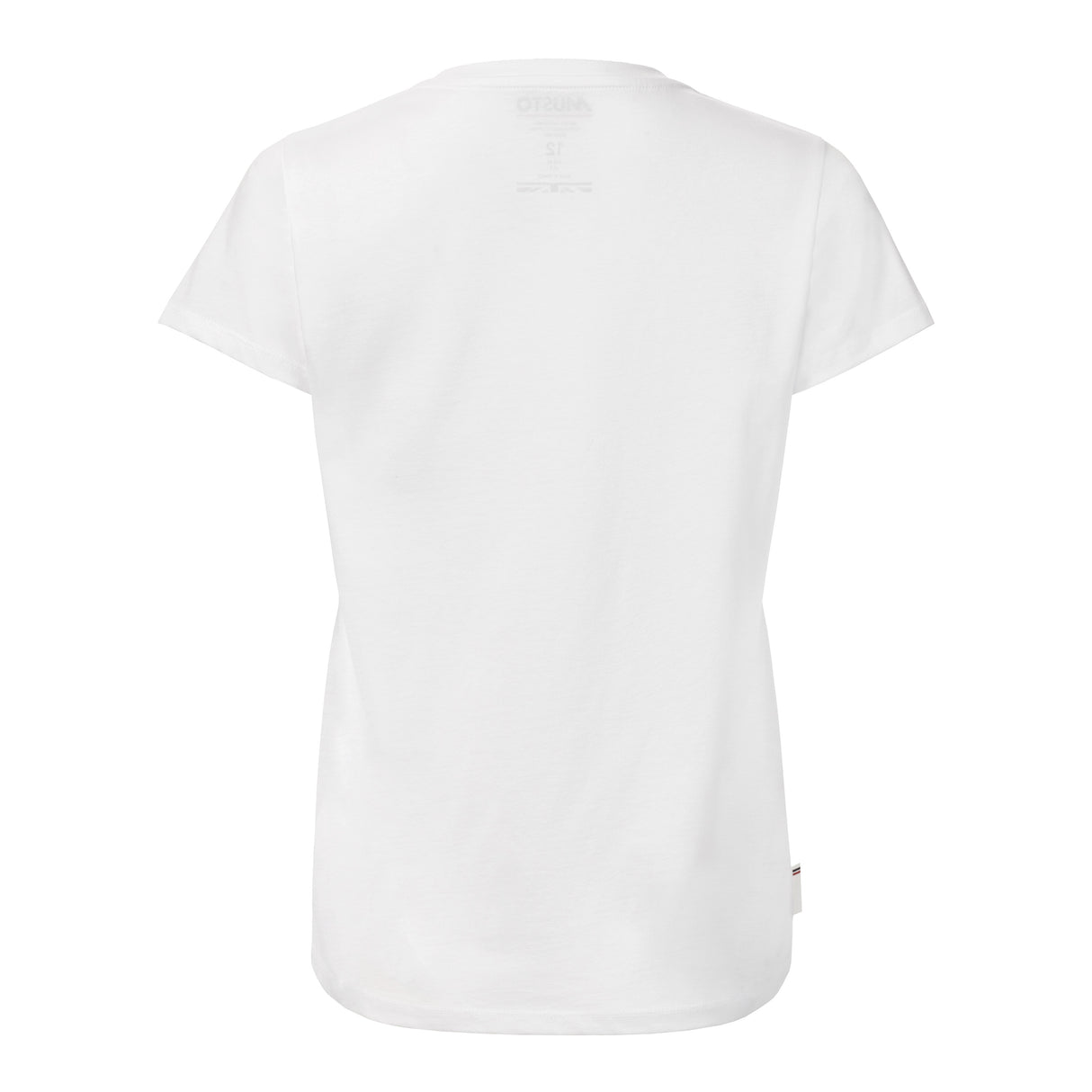 Musto Women's Original V Neck Short Sleeved T-Shirt #colour_sweet-white
