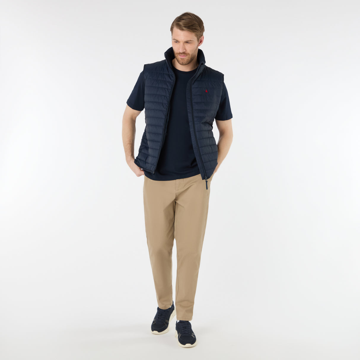 Musto Men's Original Lite Puffer Vest #colour_navy