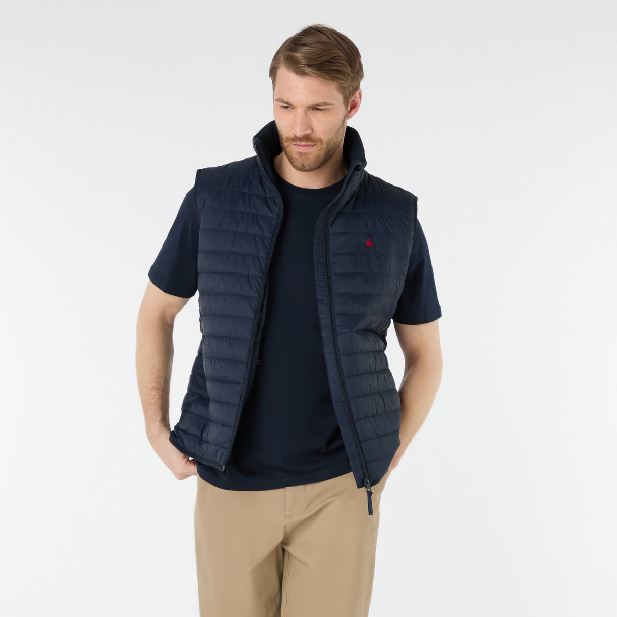 Musto Men's Original Lite Puffer Vest #colour_navy