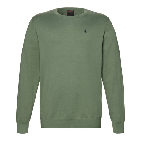 Musto Men's Original Lite Crew Knit #colour_green