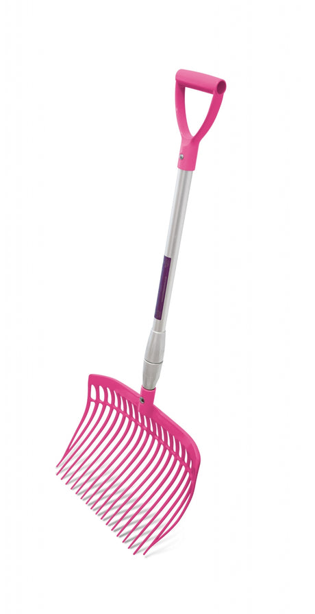 KM Elite Ultimate Telescopic Shavings Forks #colour_hot-pink