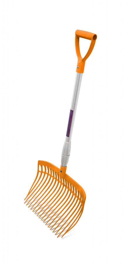 KM Elite Ultimate Telescopic Shavings Forks #colour_orange