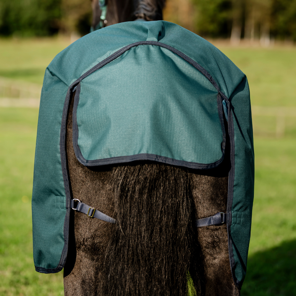 Horseware Ireland Amigo Ripstop 900D 200g Pony Turnout Rug #colour_dynasty-green-navy-silver
