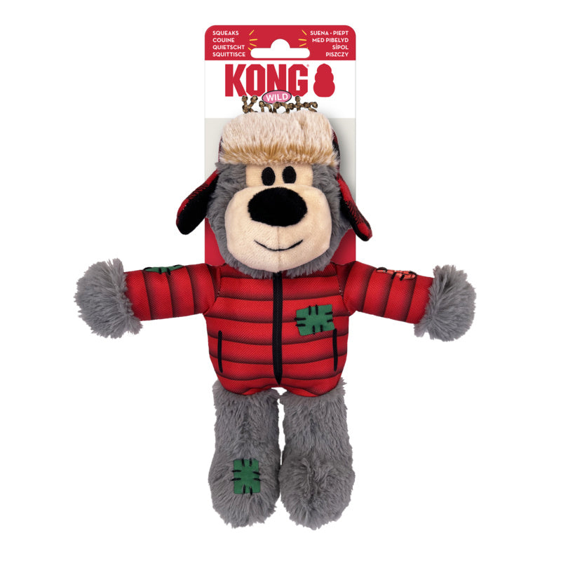 KONG Holiday Wild Knots Bear #size_s-m