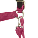Shires ARMA Premium Adjustable FieldSafe Headcollar #colour_burgundy