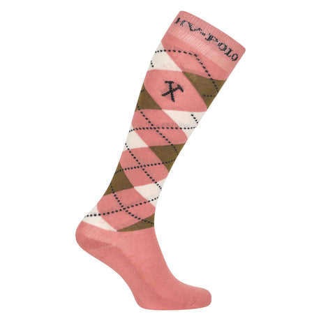 HV Polo Argyle Socks #colour_rosebloom-dark-oil