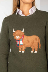 Rydale Ladies Crew Neck Character Knit Jumper