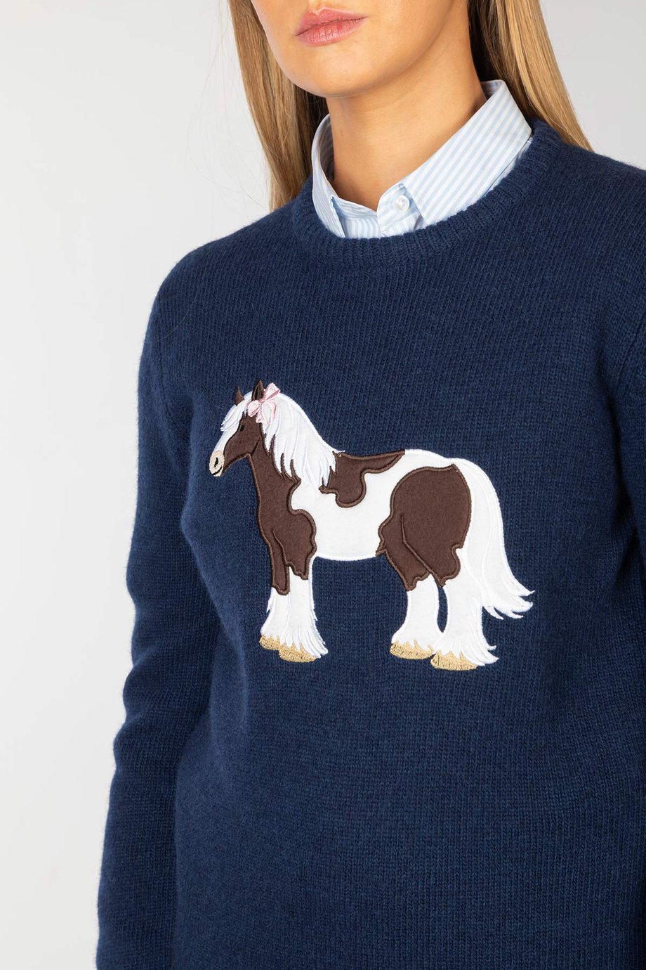 Rydale Ladies Crew Neck Character Knit Jumper