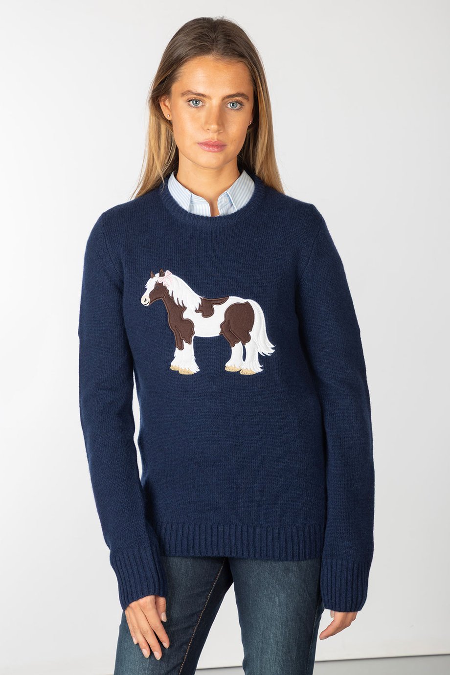 Rydale Ladies Crew Neck Character Knit Jumper