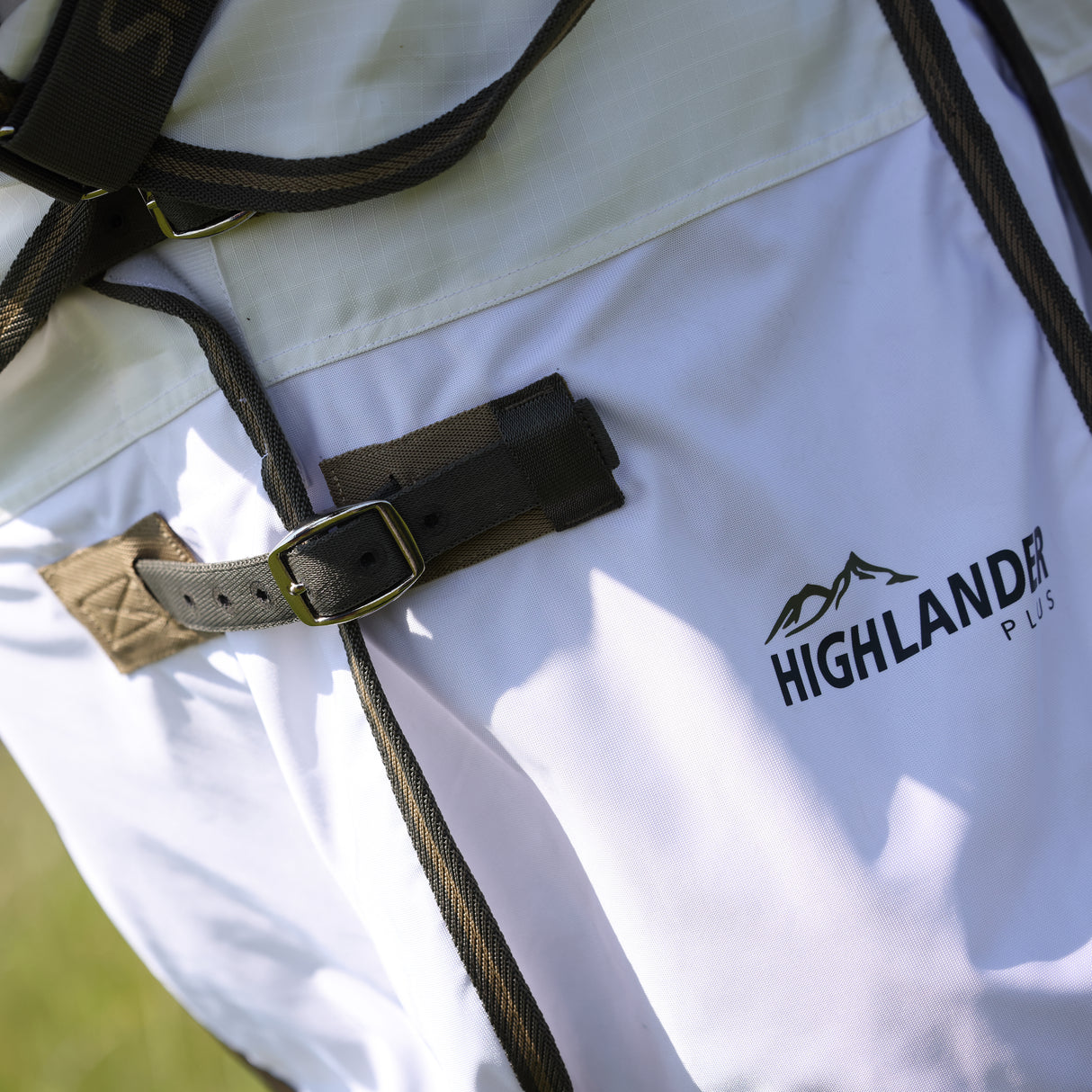 Shires Highlander Plus Sun Shade Fly Combo Rug #colour_white