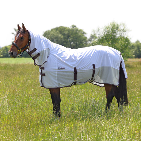 Shires Tempest Original Fly Mesh Combo Rug #colour_white