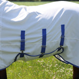 Shires Tempest Plus Sweet-Itch Combo Rug #colour_white-airforce