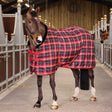 Shires Tempest Plus 200g Stable Rug #colour_red-check