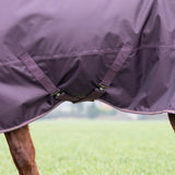 Shires Typhoon 100g Turnout Rug #colour_black-cherry