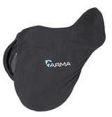 Shires ARMA Fleece Saddle Cover #colour_black
