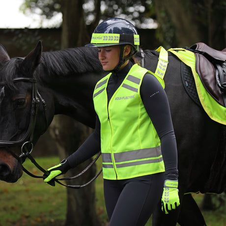 Shires EQUI-FLECTOR® Safety Vest #colour_yellow